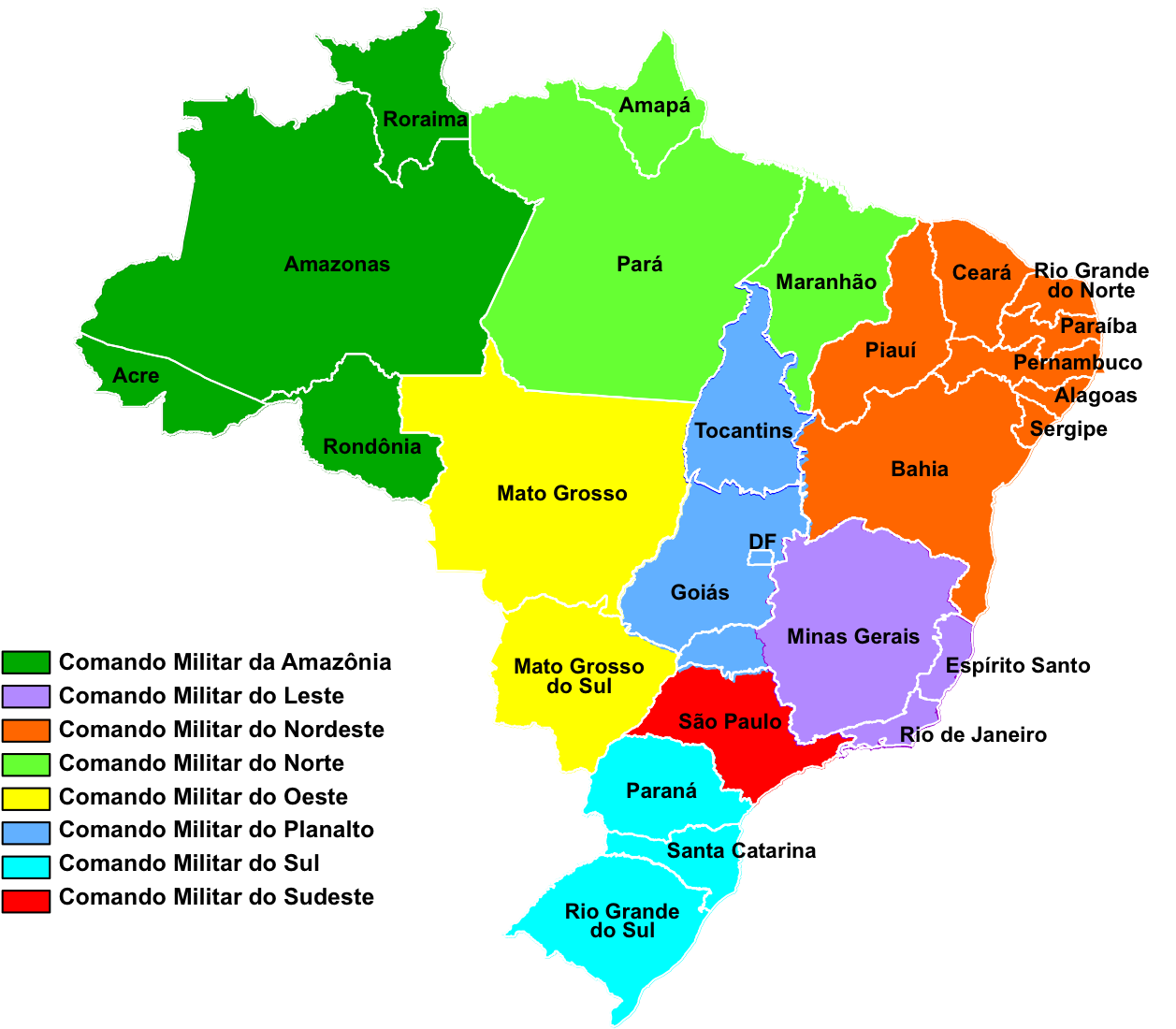 Mapa do Brasil